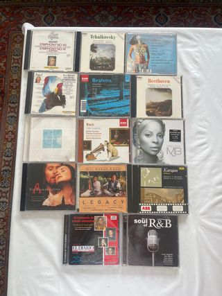 12 CDs Clásica, Ópera, R&B