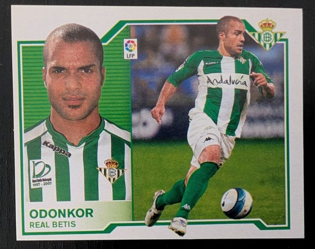 12 Cromos liga 2007-2008 Real Betis