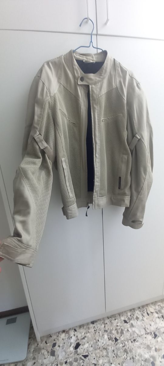 Giubbotto moto Tucano traforato con protezioni