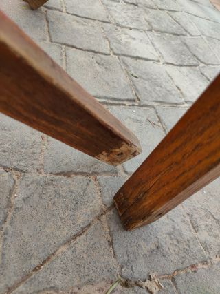 Silla director vintage madera