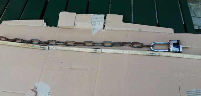 Catena e lucchetto bici - 60cm