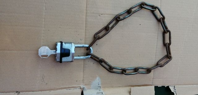 Catena e lucchetto bici - 60cm