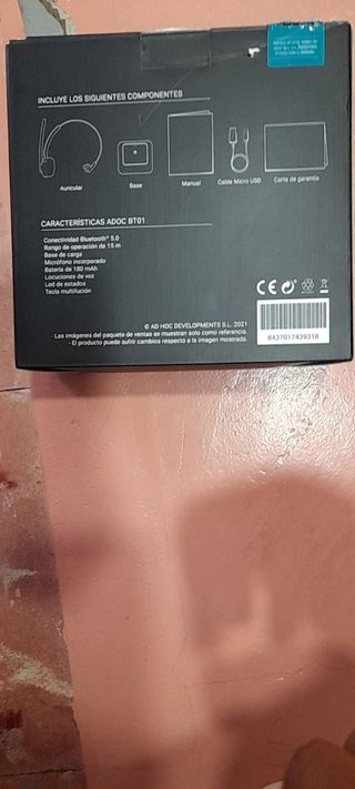 Auriculares Bluetooth negros