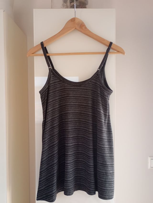 Camiseta Ichi gris - Tirantes regulables