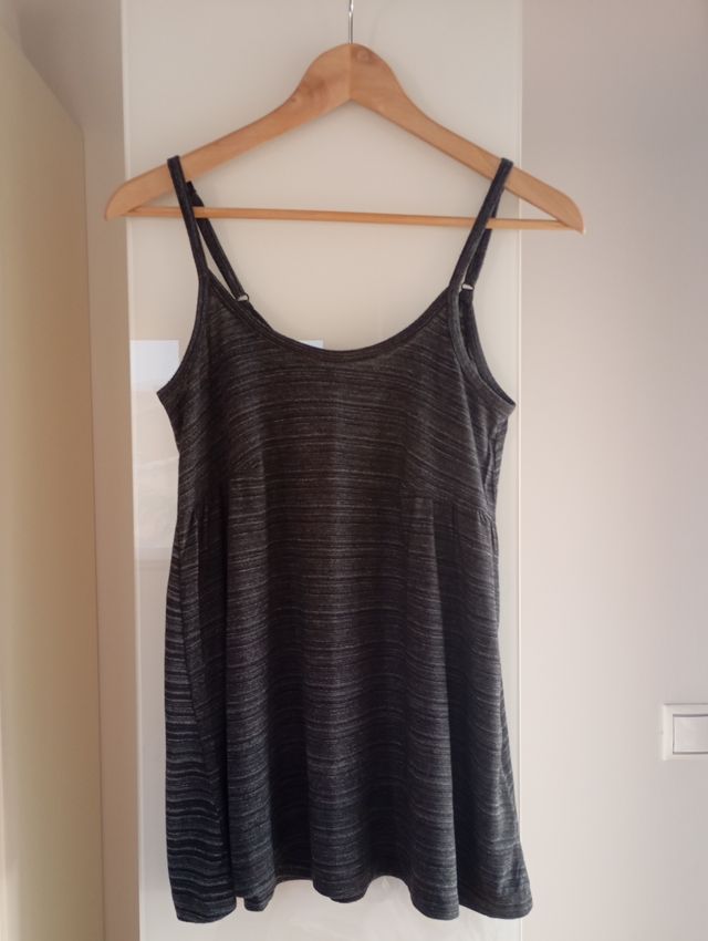 Camiseta Ichi gris - Tirantes regulables