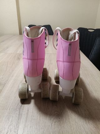 Patines rosa niña