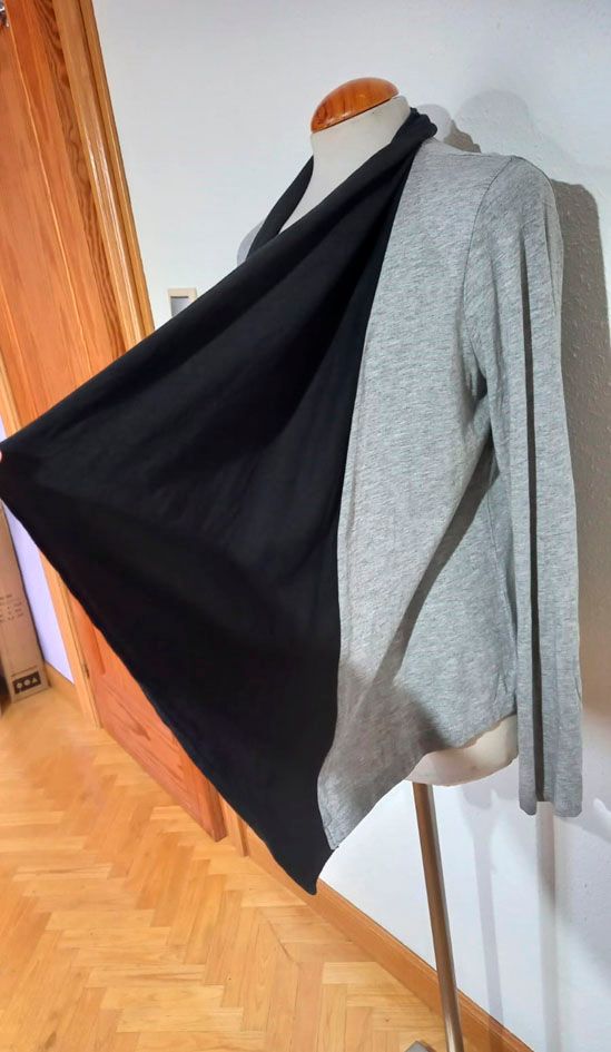 Chaqueta Even & Odd gris-negro