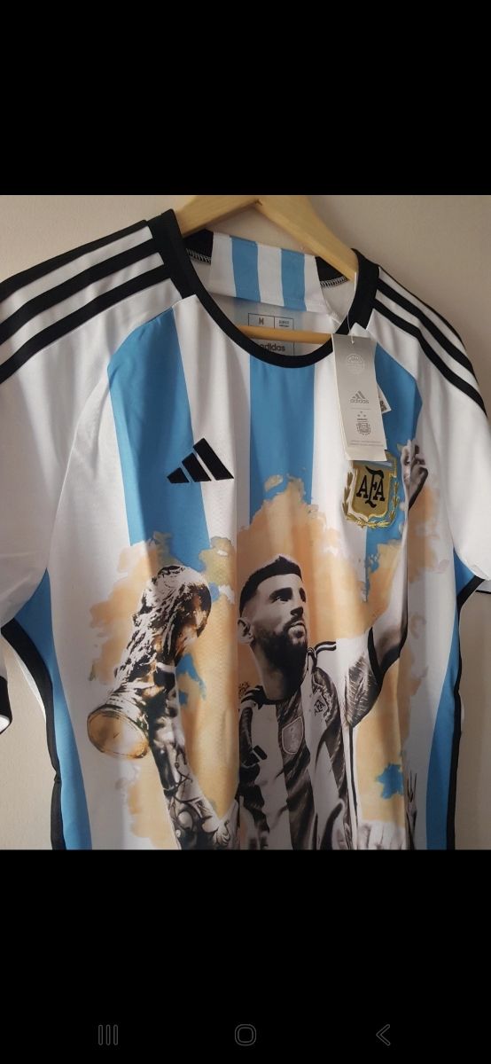Camiseta Argentina Messi - Mundial Qatar 2022