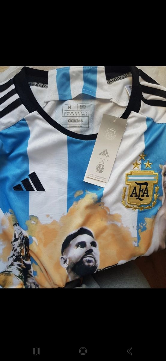 Camiseta Argentina Messi - Mundial Qatar 2022