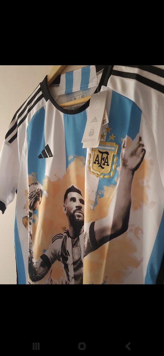 Camiseta Argentina Messi - Mundial Qatar 2022