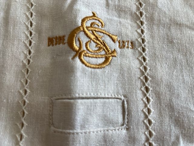 Camicia Guayabera in lino beige