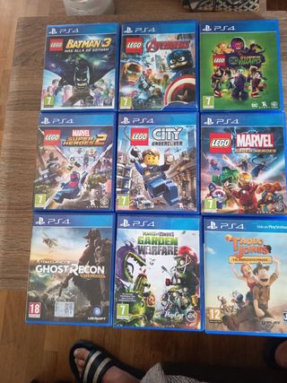 9 Juegos PS4 - Lego, Ghost Recon...