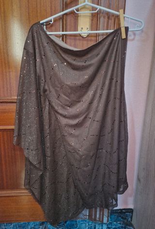 Vestido marrón fiesta - Talla única