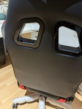 Silla Gaming roja y negra