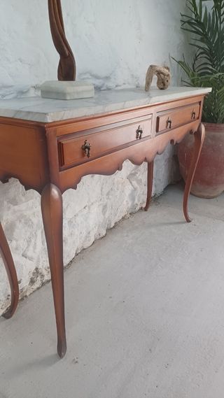 Antiguo Aparador consola recibidor  isabelino - ma