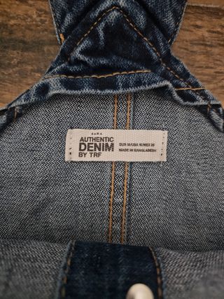 Vestido vaquero peto azul