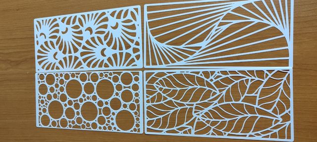 Plantillas decorativas: 4 diseños