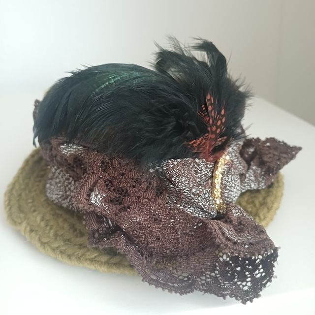 Sombrero steampunk hecho a mano