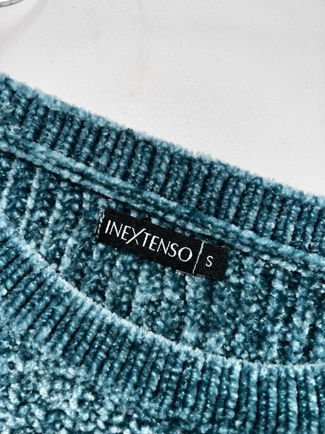 Jersey algodon azul talla S