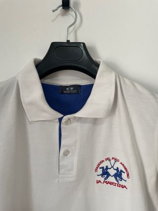 Polo La Martina blanco