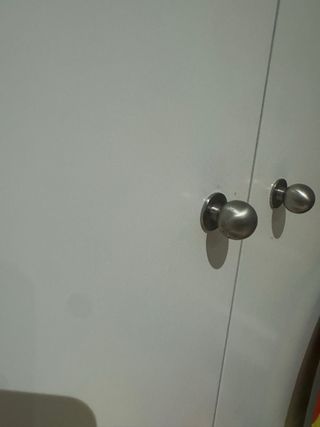 6 Pomos puerta acero inoxidable