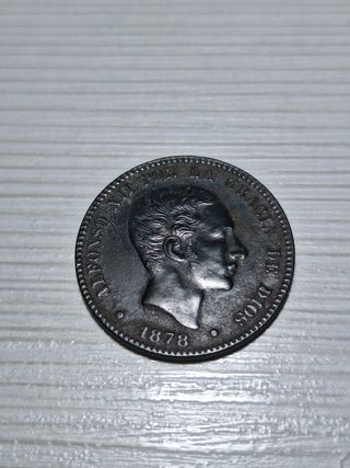 10 céntimos 1878 Alfonso XII ¡¡¡Sin Circular!!!