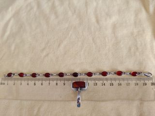 Pulsera y anillo Agatha marrón 