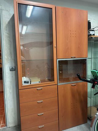 Mueble salón - Vitrina madera