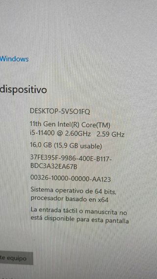 Ordenador de mesa