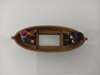 Barco Tintín y Haddock figura 