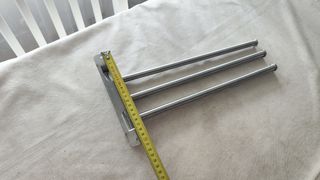 Perchero baño 3 barras - Metal