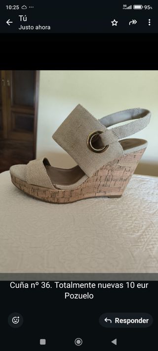 Zapatos  y sandalias tacón y cuña