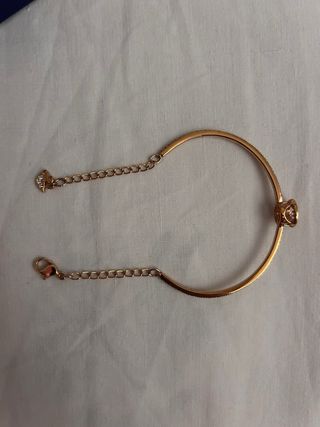 Pulsera Swarovski dorada