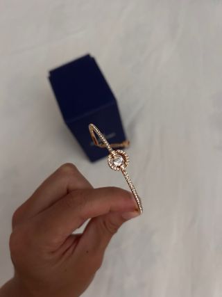 Pulsera Swarovski dorada
