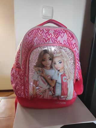 Mochila TOPModel Niñas ,
 con carrito de regalo 
