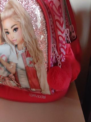Mochila TOPModel Niñas ,
 con carrito de regalo 