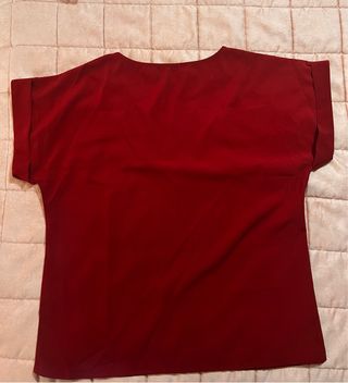 Maglia maniche corte bordeaux
