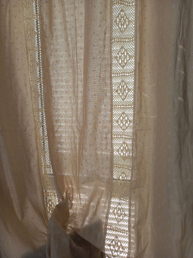 Tende beige pizzo - nuove