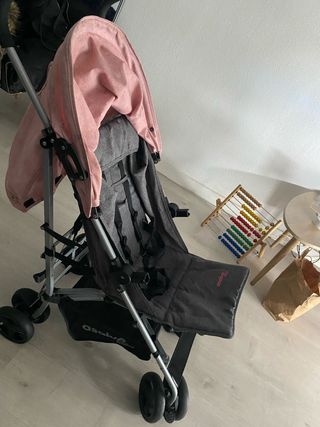 Silla paseo niña Asalvo rosa