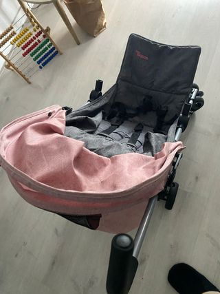Silla paseo niña Asalvo rosa