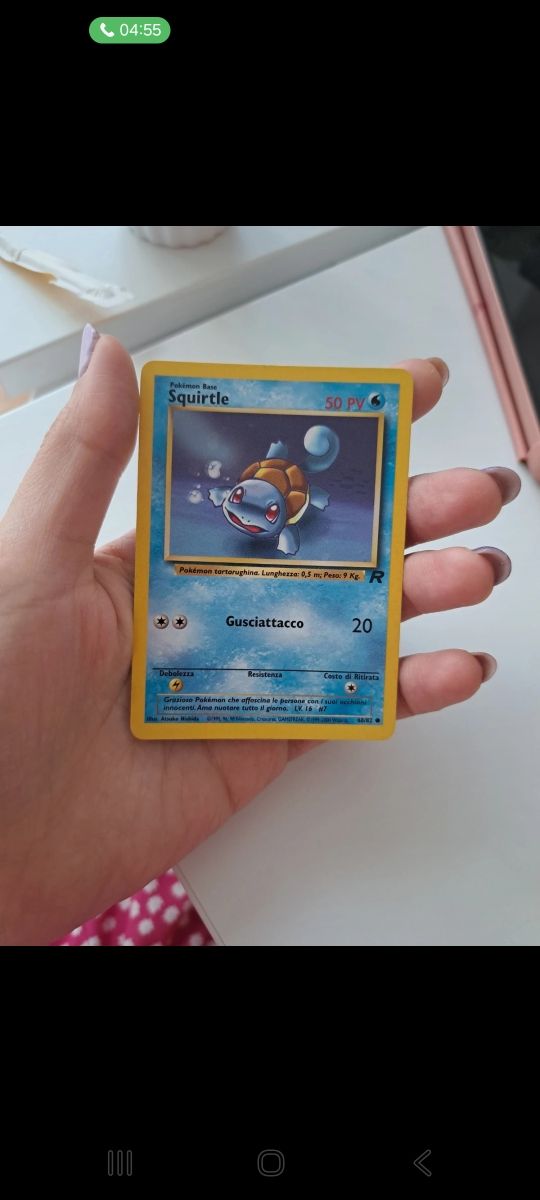 Carta Squirtle Base - Pokemon