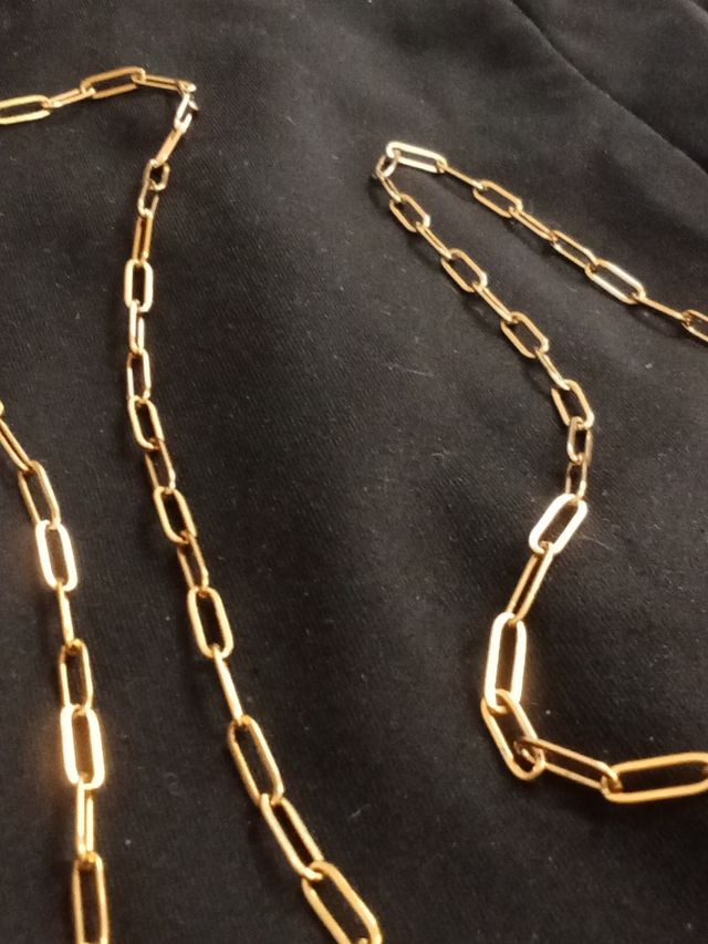 Confezione esclusiva: girocollo, collana placcata in oro