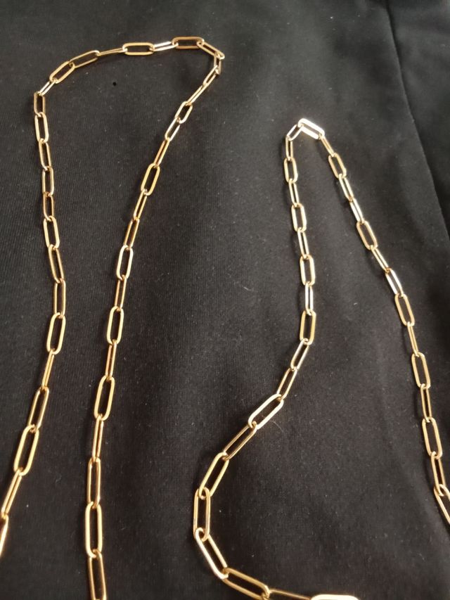 Confezione esclusiva: girocollo, collana placcata in oro