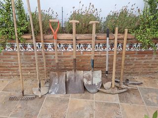 Juego herramientas jardinería