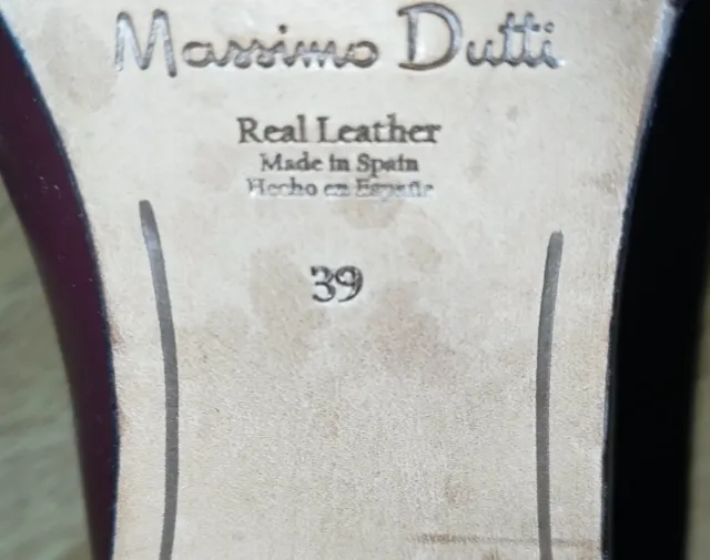 Zapatos tacón mujer Massimo Dutti 39