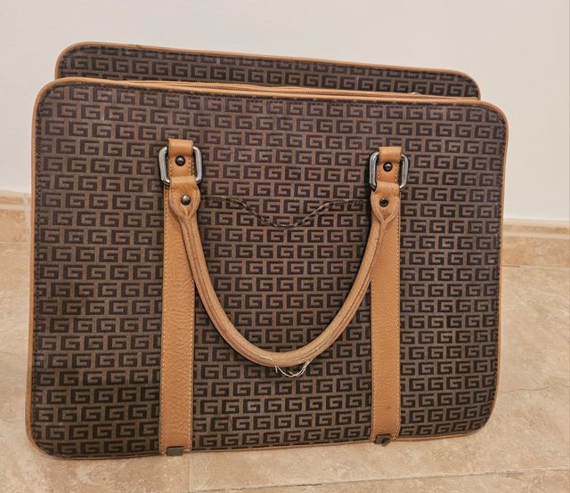 Bolso Glitzy Marrón Beige