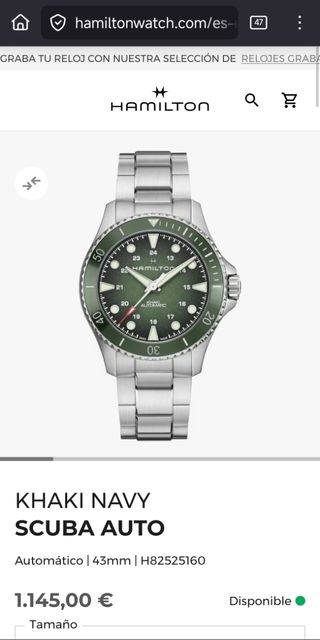 Hamilton Khaki Scuba 43mm - Reloj