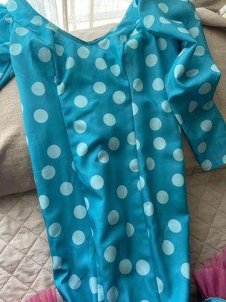 Traje Flamenca lunares turquesa - 40/42