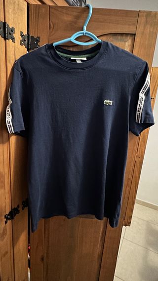 Camiseta Lacoste azul talla 3 original