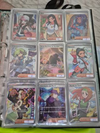 cartas Pokémon entrenadores